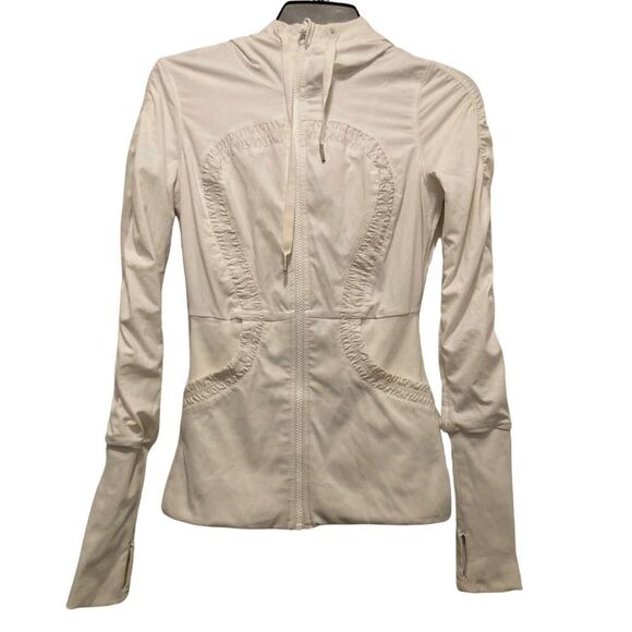 GUC Lululemon Dance Studio Jacket III in Angel Wing Off White - Picture 8 of 15